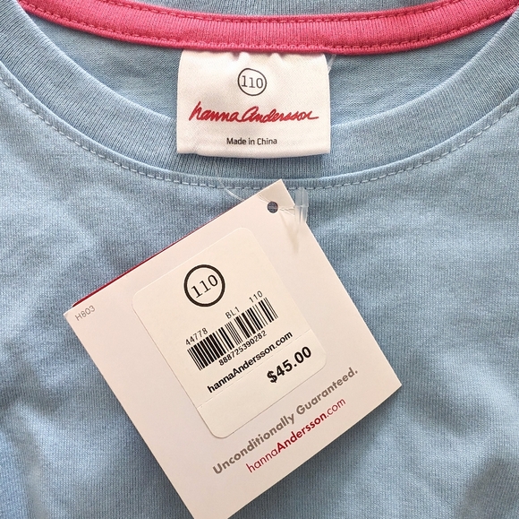 NWT 5T Hanna Andersson short sleeve bow waist dress - Picture 4 of 7